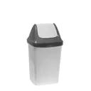Корзины для мусора 50 л Idea пластик цвет серый