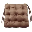 Сидушка для стула «Бархат» 40x36 см цвет пепел розы