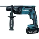 Перфоратор аккумуляторный SDS-plus Makita DHR165RME, 18 В Li 2x4 Ач, 1.3 Дж