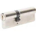 Цилиндр Abus Standard, 35х55 мм, ключ/ключ, цвет никель