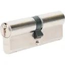 Цилиндр Abus Standard, 40х40 мм, ключ/ключ, цвет никель
