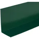 Планка примыкания верхняя 241x145 мм 2 м 0.4мм RAL 6005 Зеленый