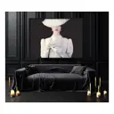 Постер в раме ПростоПостер Дама 803874084784, 60x90 см