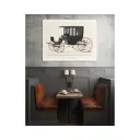 Постер в раме ПростоПостер Старая карета 681146304723, 60x90 см