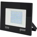 Прожектор светодиодный уличный Gauss Basic 50 Вт 6500К IP65, цвет чёрный