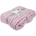 Плед Cosy 130x160 см трикотаж цвет розовый