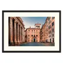 Постер Дом Корлеоне Площадь Пьяцца-ди-Пьетра 07-0240-30x40, 30x40 см