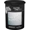Краска перламутровая Maitre Deco «Sable Aluminium» с добавлением песка 1 кг