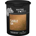 Краска перламутровая Maitre Deco «Sable Or» с добавлением песка 1 кг