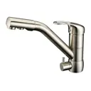 Смеситель для кухни Zorg Sanitary ZR 400 KF-12 NICKEL