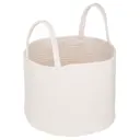 Корзина хлопок 30x30x25 см 22.5 л полиэстер цвет бежевый