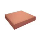 Плитка тротуарная Гладкая 300x300x60 мм красный