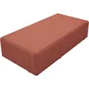 Плитка тротуарная Призма 200x100x50 мм цвет терракотовый