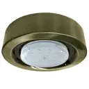 Комплект точечных светильников накладных Светильник точечный накладной Ecola GX53 цвет черный 2 шт