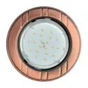 Комплект точечных светильников встраиваемых Ecola Fp51h4ecb-3 под отверстие 9 мм GX53 цвет медь 3 шт