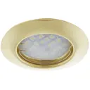 Комплект точечных светильников встраиваемых Ecola Ecola light Fg1612efy-8 под отверстие 60 мм GU5.3 цвет золото 8 шт