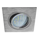 Комплект точечных светильников встраиваемых Ecola Fc16psecb-2 под отверстие 7 мм GU5.3 цвет серый 2 шт