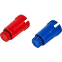 Заглушка монтажная Valfex 1/2", цвет синий/красный