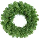 Венок новогодний №9, ø35 см, цвет светло-зелёный