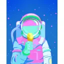Постер «Мечта космонавта» 39x49 см