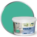 Эмаль акриловая матовая цвет зеленый 2.5 кг