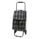 Тележка Рыжий Кот с сумкой D203ECO "Tartan", 30 кг