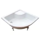 Глубокий акриловый душевой поддон четверть круга Ravak Sabina-90 LA A217001020