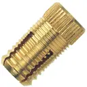 Дюбель для полнотелых материалов Fischer PA 4, 12x25 мм, латунь, 25 шт.