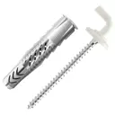 Дюбель-крюк-костыль Fischer UX WH N, 8x50 мм, нейлон, 25 шт.