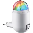 Светильник светодиодный Disco 220 В регулируемый свет, RGB, цвет белый