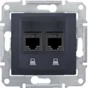 Розетка компьютерная Schneider Electric SEDNA SDN4400170
