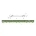 Ключ комбинированный Jonnesway W45136 36 мм