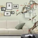 Фотообои Urban Style 3D Птицы на цветущих ветках UST3087 300x270 см