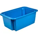 Корзина для игрушек Пиколо 48x30.2x18.5 см 18.3 л пластик без крышки цвет синий