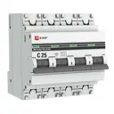 Автоматический выключатель EKF PROxima ВА47-63 4P C25 А 4.5 кА mcb4763-4-25C-pro