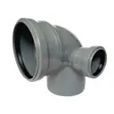 Отвод канализационный Дигор 110x87° выход 50 правый полипропилен