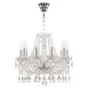 Люстра потолочная хрустальная Bohemia Ivele Crystal 107.10.141.Ni E14 10 ламп 20 м²