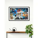 Постер Просто Постер Мир Хаяо Миядзаки 50x70 в подарочном тубусе Металл