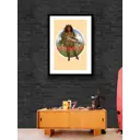 Постер Просто Постер Девушка-снайпер 60x90 в подарочном тубусе Металл