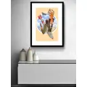 Постер Просто Постер Летчица 60x90 в подарочном тубусе Металл