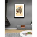 Постер Просто Постер Девушка из пехоты 50x70 в раме Металл