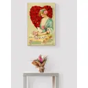 Постер Просто Постер Валентинки 40x50 в подарочном тубусе Металл