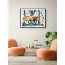 Постер Просто Постер Лиса на охоте 40x50 в раме Металл