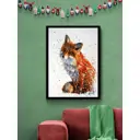 Постер Просто Постер Лисичка 90x120 в подарочном тубусе Металл