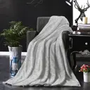 Плед La Notta Розы 150x200 см флис цвет серый