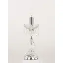 Лампа настольная Bohemia Ivele Crystal 105L.1-27.Ni E14 цвет серебряный