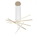 Подвесная люстра светодиодная St Luce Basoni SL394.223.06 белый свет 35 м²