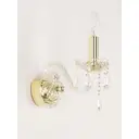 Настенный светильник BOHEMIA IVELE CRYSTAL 104B.1.141.G цвет золотой