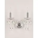 Настенный светильник BOHEMIA IVELE CRYSTAL 107B.2.141.Ni цвет никель