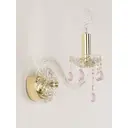 Настенный светильник BOHEMIA IVELE CRYSTAL 112B.1.141.G.V7010 цвет золотой